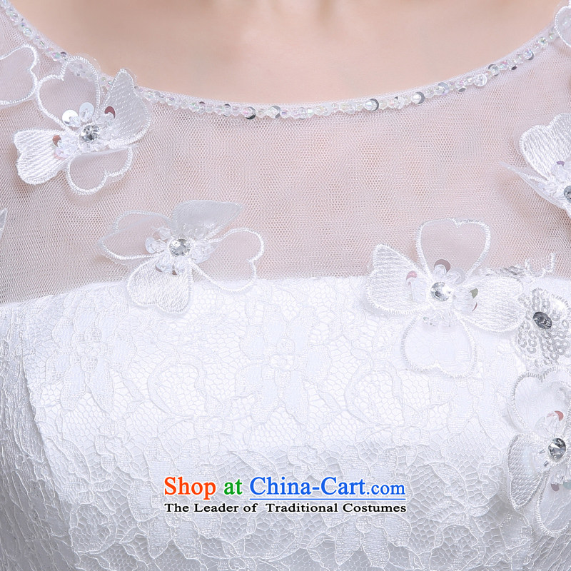 The dumping of the wedding dress in spring and summer wedding dresses new bride 2015 shoulders short of straps short skirts are Sau San Wedding White XL, dumping of wedding dress shopping on the Internet has been pressed.
