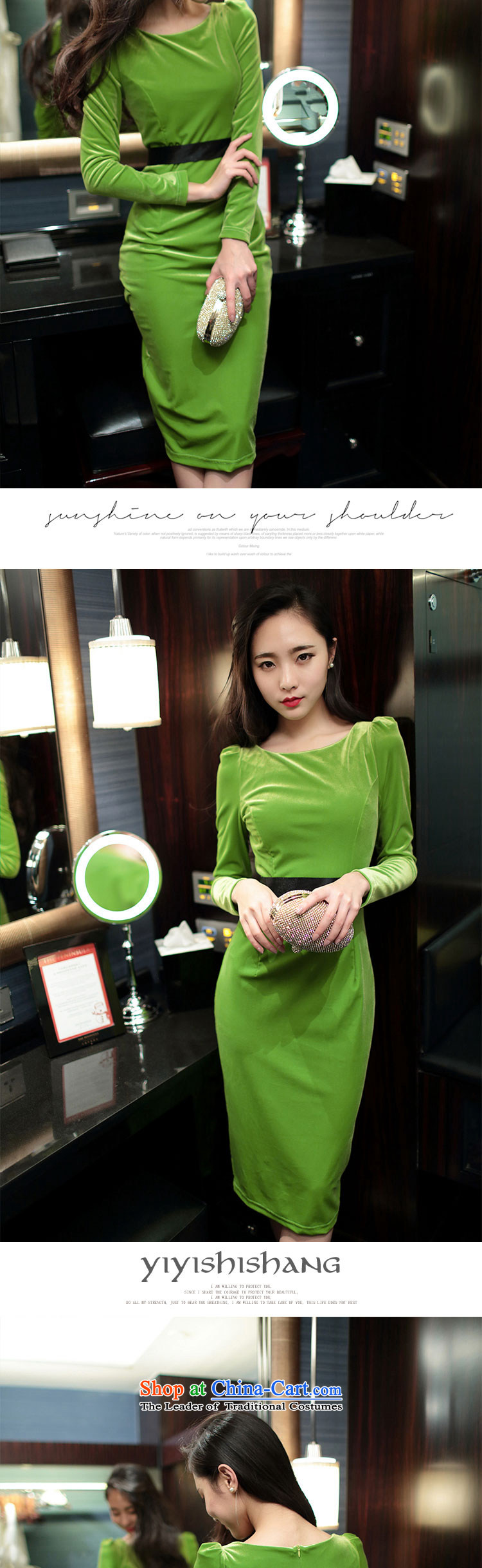 Rui, 2015 autumn and winter and sexy new women's long-sleeved forming the sexy wool high pockets and Sau San sexy dresses Female dress Fluorescent Green S picture, prices, brand platters! The elections are supplied in the national character of distribution, so action, buy now enjoy more preferential! As soon as possible.