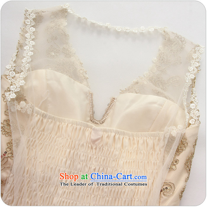 Hiv has been Qi High End Bead Chain V-Neck stylish irregular gauze evening dresses larger dresses 9928B-1 champagne color code F pictures are, prices, brand platters! The elections are supplied in the national character of distribution, so action, buy now enjoy more preferential! As soon as possible.