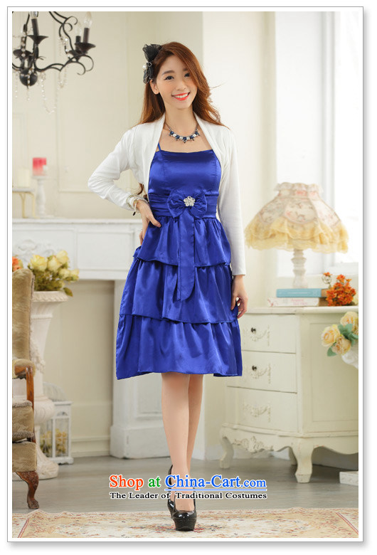 Hiv has stylish Sweet Qi drill clip anointed chest sister skirt evening dress bridesmaid skirt larger small dress princess skirt 9923A-1 blue are code F picture, prices, brand platters! The elections are supplied in the national character of distribution, so action, buy now enjoy more preferential! As soon as possible.