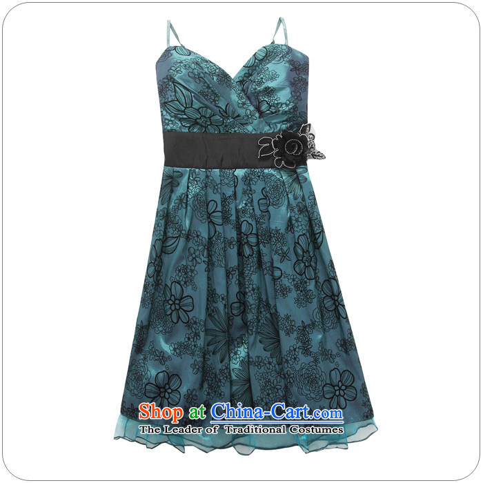 Hiv has annual sweet dress qi elegant value lint-free V-Neck Strap Foutune of small countries in the skirt 9924A-1 dress green XXL picture, prices, brand platters! The elections are supplied in the national character of distribution, so action, buy now enjoy more preferential! As soon as possible.