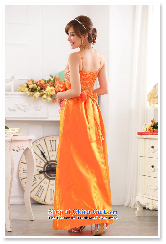 Hiv has been Qi Western upscale bare shoulders evening dress Sau San chairpersons on-chip performance female larger gown 9717A-1 orange are code F picture, prices, brand platters! The elections are supplied in the national character of distribution, so action, buy now enjoy more preferential! As soon as possible.