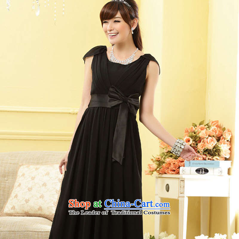 Hiv has black shoulder Appointments Qi dinner thin waist-long gown dresses 9902A-1 black are code F, HIV has been qi (aiyaqi) , , , shopping on the Internet