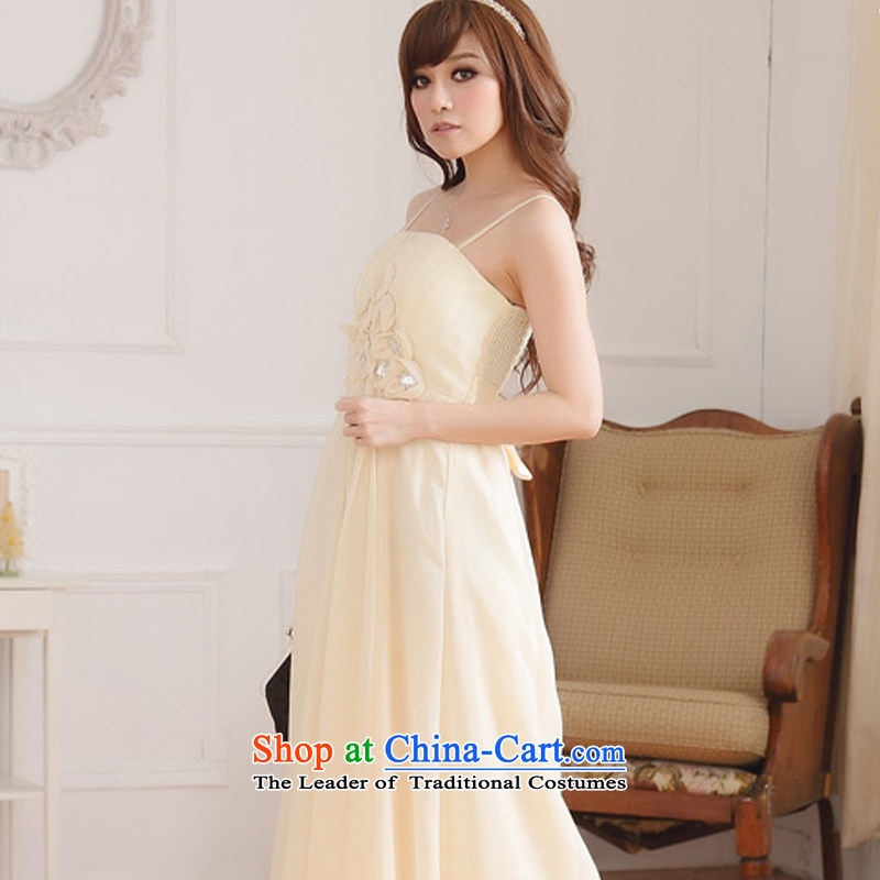 Hiv has been Qi Western Red Carpet-soo luxury manually staple staple spend long drill dress dresses 9218A-1 champagne color code F, HIV has been are Qi (aiyaqi) , , , shopping on the Internet