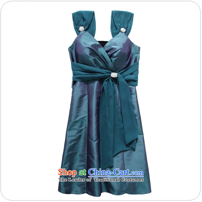 Hiv has gorgeous banquet qi breast thin waist V-neck tie strap with diamond dress skirt (diamonds may be removed with girdles chest) Green XXL pictures, 9506A-1 price, brand platters! The elections are supplied in the national character of distribution, so action, buy now enjoy more preferential! As soon as possible.