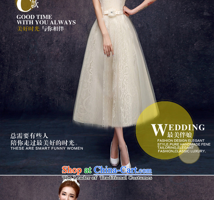 The privilege of serving the new 2015-leung Mr Ronald champagne color bridesmaid in long bridesmaid mission bridesmaids sister skirt small dress in champagne color) (F) 606 Long Chest tail L wipe picture, prices, brand platters! The elections are supplied in the national character of distribution, so action, buy now enjoy more preferential! As soon as possible.