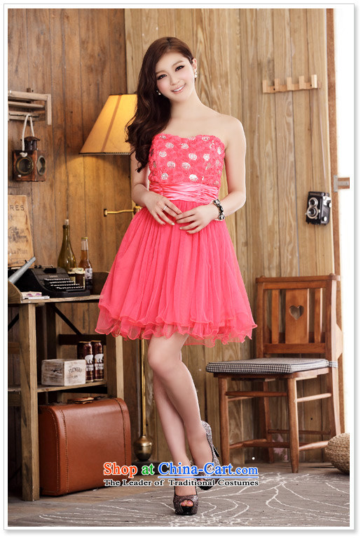 Hiv has been Qi Palace Rose Bud Mesh Chest at the Foutune of Princess dress skirt (sent stealth shoulder strap) of red XL Photo 9100A-1, prices, brand platters! The elections are supplied in the national character of distribution, so action, buy now enjoy more preferential! As soon as possible.