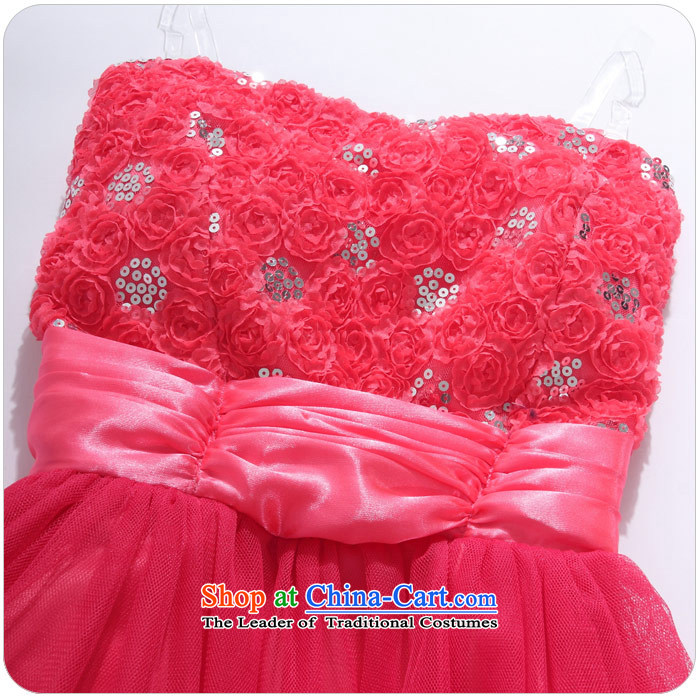 Hiv has been Qi Palace Rose Bud Mesh Chest at the Foutune of Princess dress skirt (sent stealth shoulder strap) of red XL Photo 9100A-1, prices, brand platters! The elections are supplied in the national character of distribution, so action, buy now enjoy more preferential! As soon as possible.