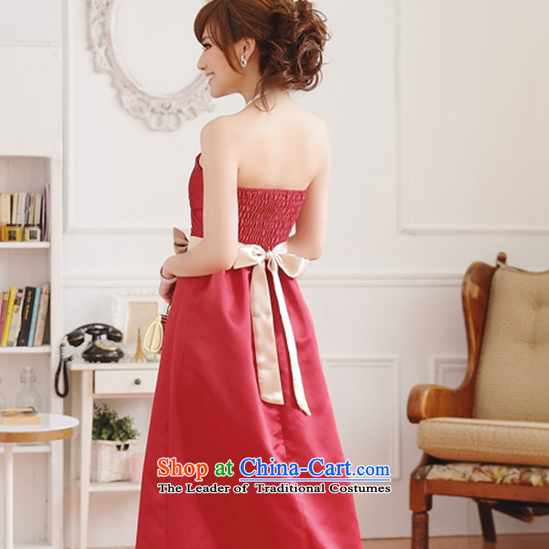 Hiv has elegant drapes extracting qi noble Foutune of both sesquipedalian spell color long version of the evening dresses dresses 9502A-1  XXL, red HIV has been qi (aiyaqi) , , , shopping on the Internet