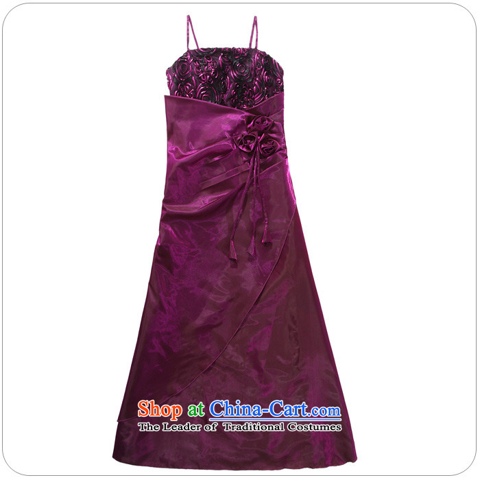 Hiv has been Qi French cooperation banquet focus jumbo blossoms elegant long version of the dress dresses 3106-1 aubergine XXL picture, prices, brand platters! The elections are supplied in the national character of distribution, so action, buy now enjoy more preferential! As soon as possible.