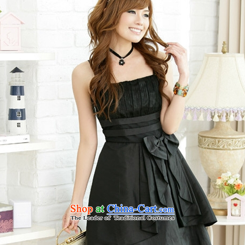 Hiv has noble Qi Tai Bow Tie Straps dress dresses respect Black XL, HIV has been qi (aiyaqi) , , , shopping on the Internet