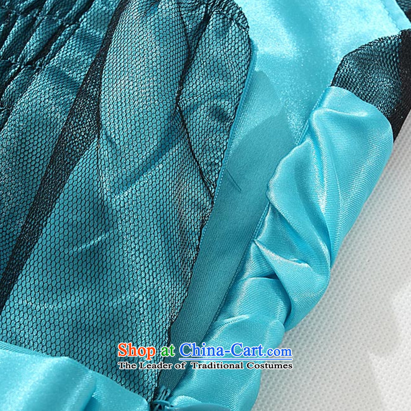 Hiv has been Qi Sweet Dreams mini ceramic double gauze strap dress dresses 3405-1  XXL, blue (aiyaqi HIV has been qi) , , , shopping on the Internet