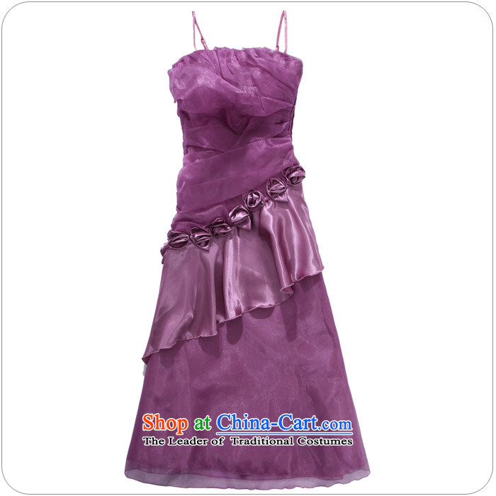 Hiv has been a bright spot in Qi dinner billowy flounces straps long version of the dress dresses 3211-1 purple are code picture, prices, brand platters! The elections are supplied in the national character of distribution, so action, buy now enjoy more preferential! As soon as possible.