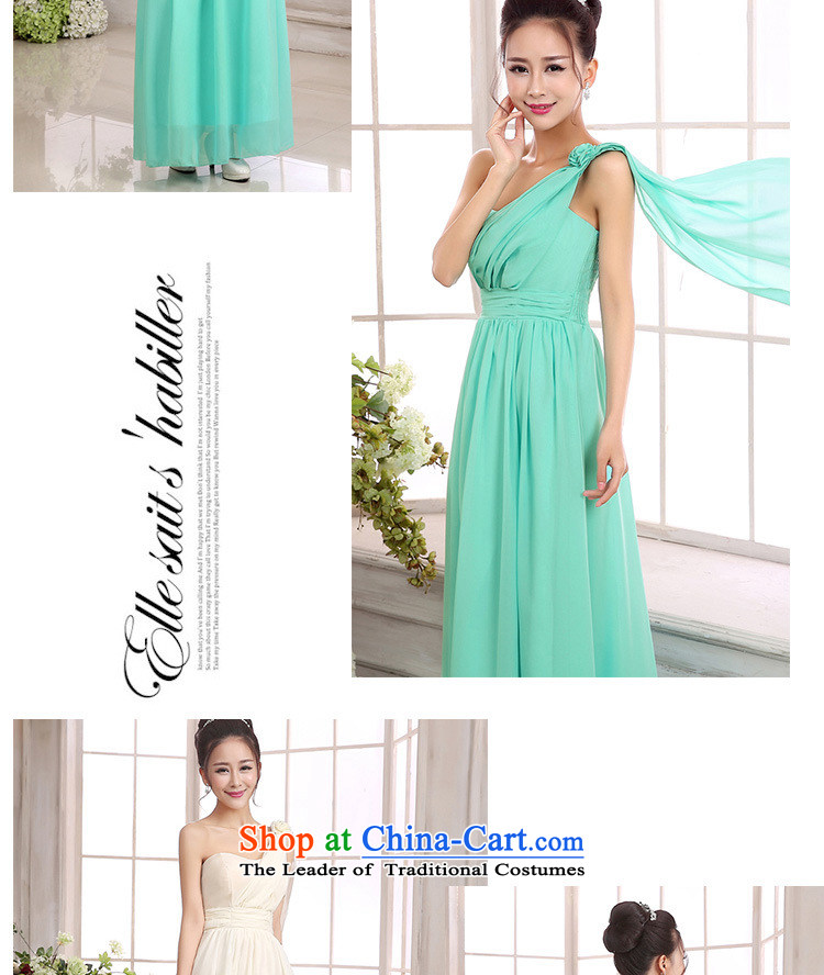 158 and the 2015 Korean version long version bridesmaid sister goddesses shoulder chiffon Sau San long skirt celebration small dress code  F pictures are purple, prices, brand platters! The elections are supplied in the national character of distribution, so action, buy now enjoy more preferential! As soon as possible.