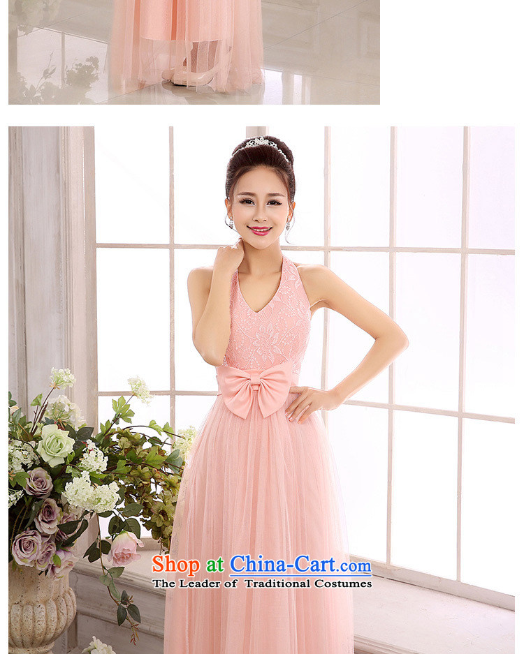 158 and the 2015 Korean elegance and sexy large V-Neck back up large waist bow tie lace spell gauze long festival gathering of dress depending on service small bridesmaid champagne color code  F pictures are, prices, brand platters! The elections are supplied in the national character of distribution, so action, buy now enjoy more preferential! As soon as possible.