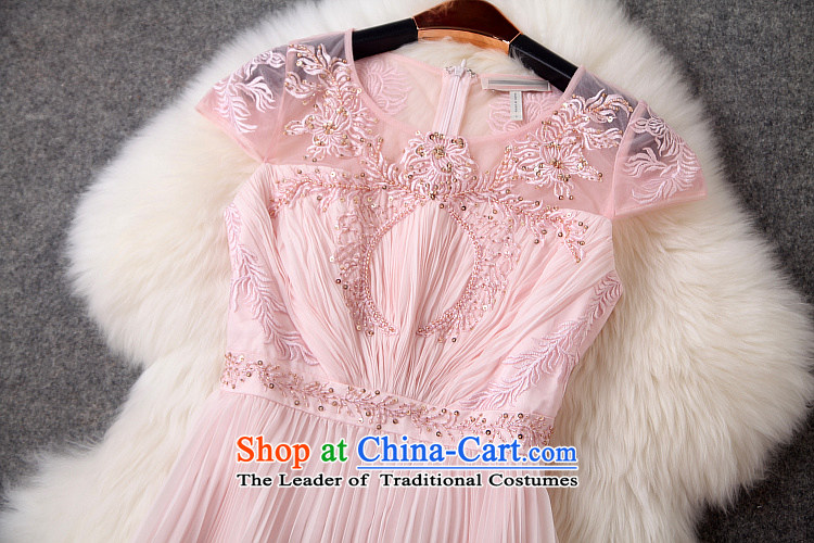 Caynova dresses 2015 New Europe and the luxury fashion heavy industry booking pearl pink dresses Sau San XL Photo, prices, brand platters! The elections are supplied in the national character of distribution, so action, buy now enjoy more preferential! As soon as possible.