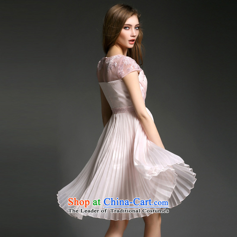Caynova dresses 2015 New Europe and the luxury fashion heavy industry booking pearl pink dresses xl,caynova,,, Sau San shopping on the Internet