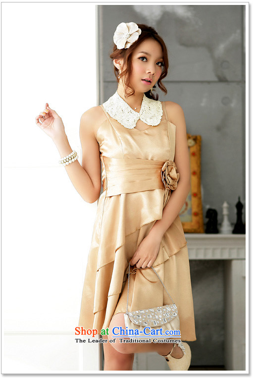 Hiv has been qi summer sweet elegant niba strap dress dresses 3101-1 champagne color pictures, prices, XXL brand platters! The elections are supplied in the national character of distribution, so action, buy now enjoy more preferential! As soon as possible.