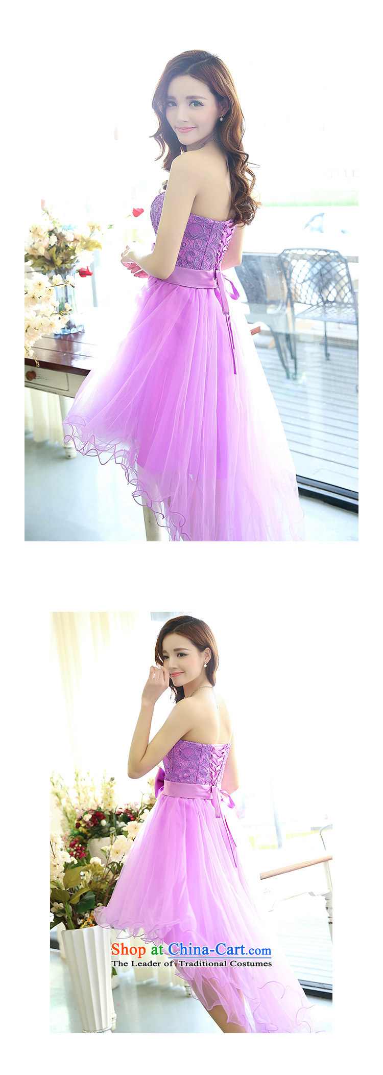 Rui Zhu Wedding 2015 new front stub long after marriages dovetail with chest dress Dress Short, sister bon bon skirt red with the M pictures, prices, brand platters! The elections are supplied in the national character of distribution, so action, buy now enjoy more preferential! As soon as possible.