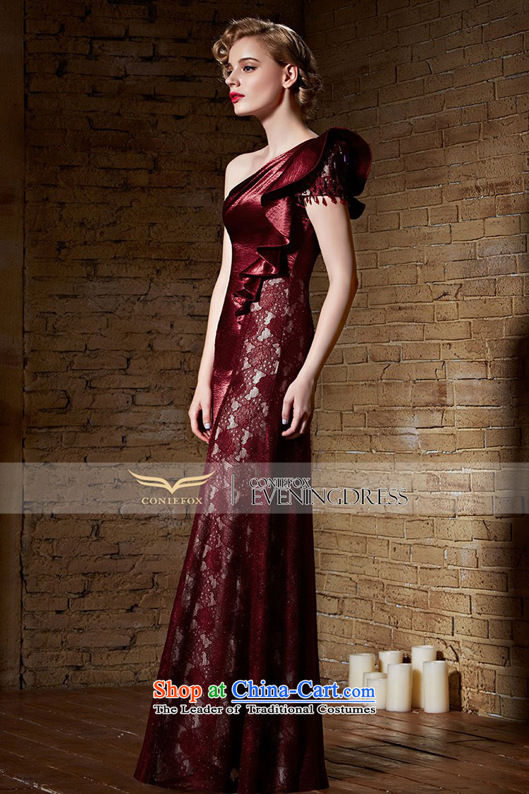 Creative Fox evening dresses 2015 new sexy shoulder bridesmaid dress skirt red bride wedding dress banquet service annual dress 30869 bows deep red L picture, prices, brand platters! The elections are supplied in the national character of distribution, so action, buy now enjoy more preferential! As soon as possible.