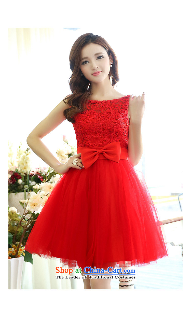 Spring 2015 new o-star stylish bows Service Bridal bridesmaid services red wedding dresses evening dress short of marriage skirt purple M picture, prices, brand platters! The elections are supplied in the national character of distribution, so action, buy now enjoy more preferential! As soon as possible.