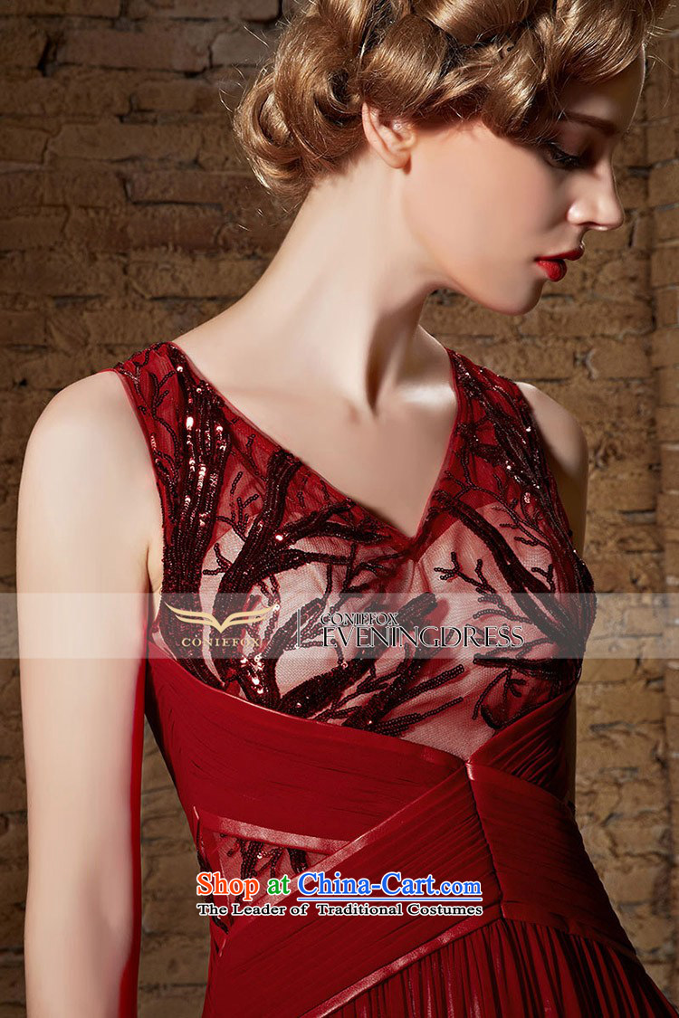 Creative Fox evening dresses 2015 New Product Red Dress bows service banquet long high-lumbar video thin chaired dress wedding dress wedding dress 30,900 deep red L picture, prices, brand platters! The elections are supplied in the national character of distribution, so action, buy now enjoy more preferential! As soon as possible.