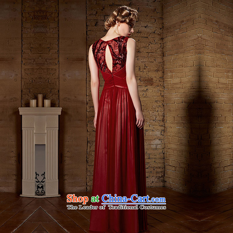 Creative Fox evening dresses 2015 New Product Red Dress bows service banquet long high-lumbar video thin chaired dress wedding dress wedding dress 30,900 Deep Red Fox (coniefox L, creative) , , , shopping on the Internet