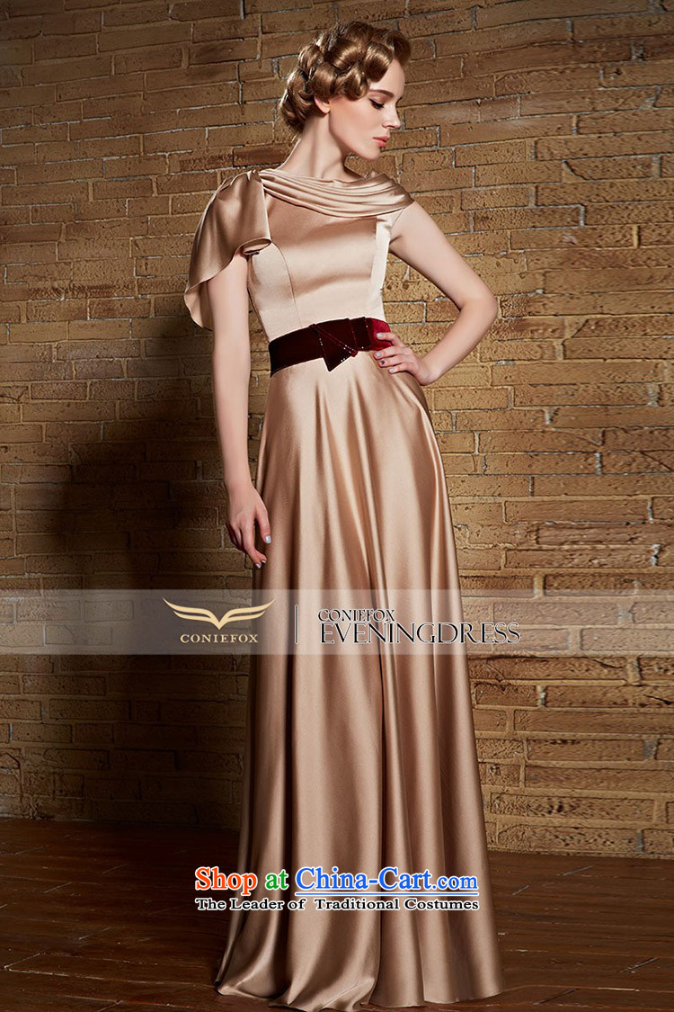 Creative Fox evening dress Top Loin of graphics and slender, dress banquet bride bows dress long skirt gold dress female annual chairpersons evening dress 308.8 apricot color pictures, prices, XXL brand platters! The elections are supplied in the national character of distribution, so action, buy now enjoy more preferential! As soon as possible.