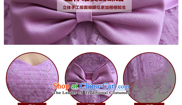 The new 2015 International Friendship small dress purple anointed chest lace front stub long after bridesmaid small dress bon bon skirt purple XL Photo, prices, brand platters! The elections are supplied in the national character of distribution, so action, buy now enjoy more preferential! As soon as possible.