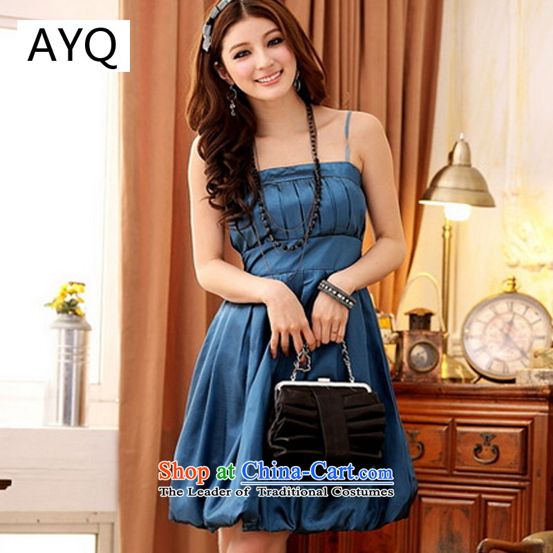 Hiv has been qi thick MM evening dresses Korean spring and summer load Princess Dinner lanterns skirt pinch small dress large lifting strap dresses 11658-1 pink XL, HIV has been qi (aiyaqi) , , , shopping on the Internet