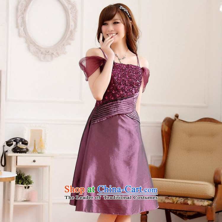 Hiv has large qi evening dresses new summer bare shoulders video thin dresses thick mm slips evening dress (removable) 9222A-1 purple XXXL picture, prices, brand platters! The elections are supplied in the national character of distribution, so action, buy now enjoy more preferential! As soon as possible.