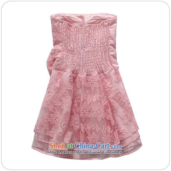 The Korean version of HIV have been women's Qi New Europe at the end of the root of burrs rust chest princess skirt bridesmaid dress annual small dress skirt (invisible) 9702A with pink XL Photo, prices, brand platters! The elections are supplied in the national character of distribution, so action, buy now enjoy more preferential! As soon as possible.