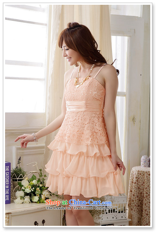 Hiv has large Qi's sweet lace straps princess skirt dinner appointment cake adult small dress dresses 9909A-1 White XL Photo, prices, brand platters! The elections are supplied in the national character of distribution, so action, buy now enjoy more preferential! As soon as possible.