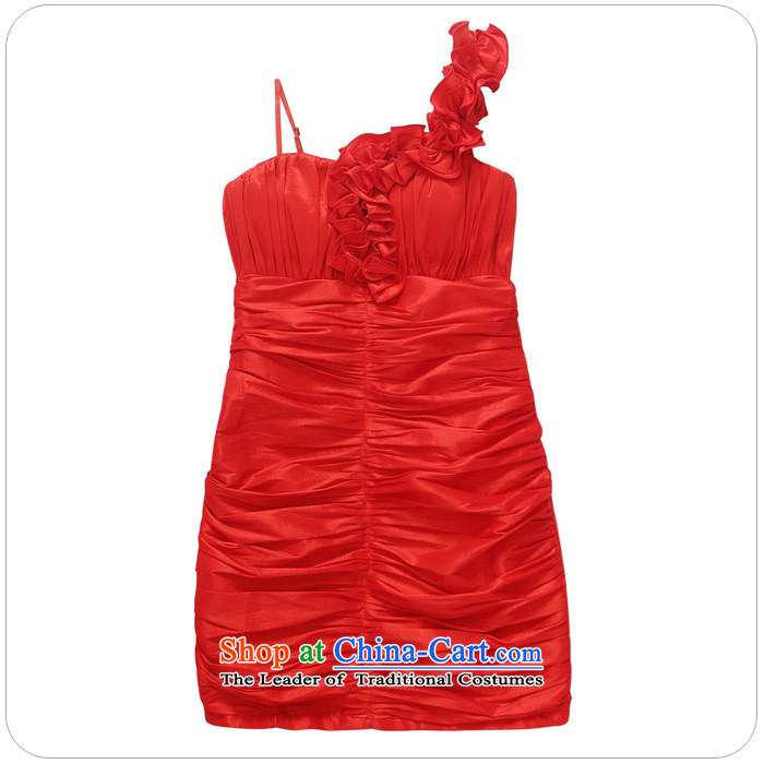 Hiv has been qi shoulder flowers evening dress short skirt large wedding dresses and bows small package dress bridesmaid skirt 9722A-1 PURPLE XXL picture, prices, brand platters! The elections are supplied in the national character of distribution, so action, buy now enjoy more preferential! As soon as possible.