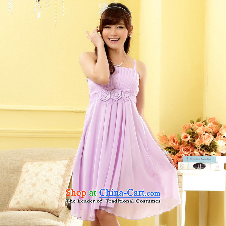 Hiv has been qi sexy bridesmaid evening dresses and stylish sister fine kidney strap dress skirt dresses 9805A-1 purple are code picture, prices, brand platters! The elections are supplied in the national character of distribution, so action, buy now enjoy more preferential! As soon as possible.
