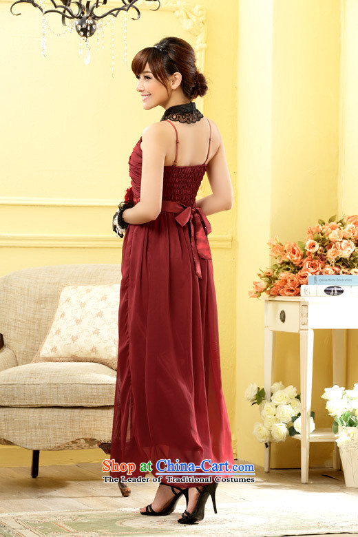 The Korean version of HIV have been women's Qi dress foutune dovetail chiffon dresses evening banquet bridesmaid dress 9809A-1 black XXL picture, prices, brand platters! The elections are supplied in the national character of distribution, so action, buy now enjoy more preferential! As soon as possible.