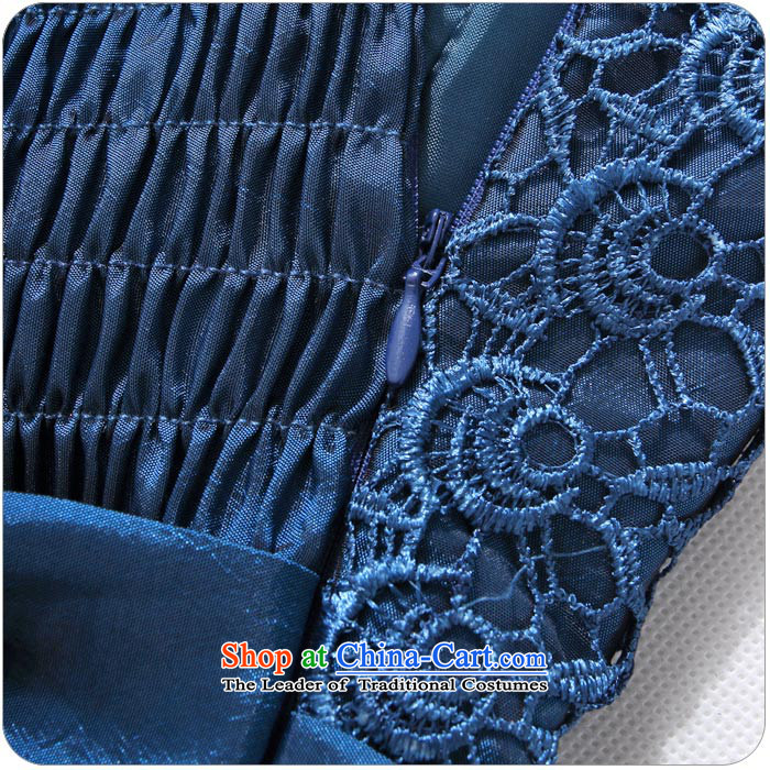 Hiv has large Qi Women's Night Ball Court wind-waist high lace hangs graphics also dress princess dresses 9114A-1  XXXL Blue Photo, prices, brand platters! The elections are supplied in the national character of distribution, so action, buy now enjoy more preferential! As soon as possible.