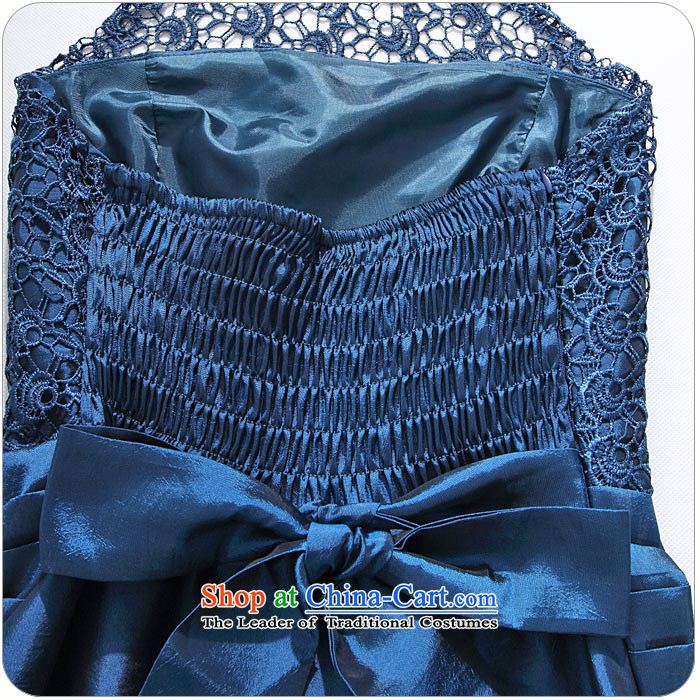 Hiv has large Qi Women's Night Ball Court wind-waist high lace hangs graphics also dress princess dresses 9114A-1  XXXL Blue Photo, prices, brand platters! The elections are supplied in the national character of distribution, so action, buy now enjoy more preferential! As soon as possible.