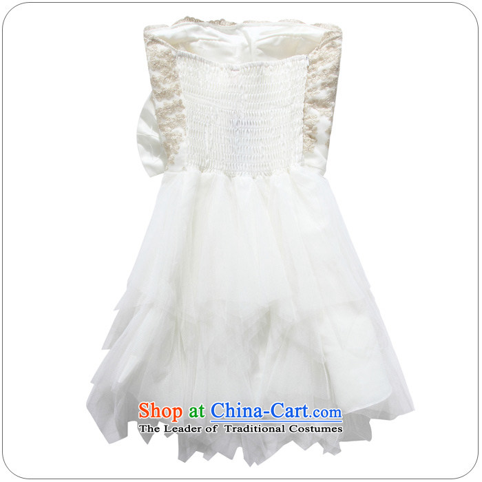 Hiv has anointed Foutune of qi chest dress skirt bridesmaid dress Sau San Bow Tie (Princess Pearl of the clause to the invisible) are code pictures 9106A-1 white, prices, brand platters! The elections are supplied in the national character of distribution, so action, buy now enjoy more preferential! As soon as possible.