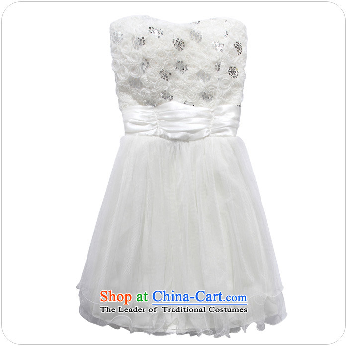 Hiv has won on film version of qi web wedding dresses dresses bon bon skirts and chest sister bridesmaid skirt (sent stealth shoulder strap white XXXL 9100A-1) Picture, prices, brand platters! The elections are supplied in the national character of distribution, so action, buy now enjoy more preferential! As soon as possible.