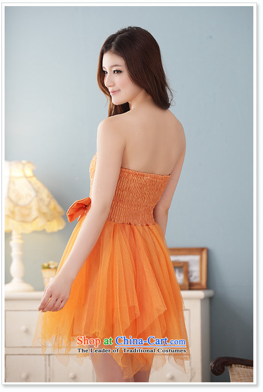Hiv has large summer qi thick sister ball evening dress skirt wrapped chest small skirt swinging under irregular bon bon skirt 9102A-1 ORANGE XL Photo, prices, brand platters! The elections are supplied in the national character of distribution, so action, buy now enjoy more preferential! As soon as possible.