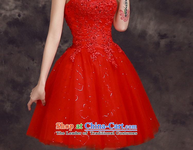 The privilege of serving the new 2015-Leung Chiu-Korean brides wedding dress bridesmaid mission in short, sister banquet small red dress S picture, prices, brand platters! The elections are supplied in the national character of distribution, so action, buy now enjoy more preferential! As soon as possible.