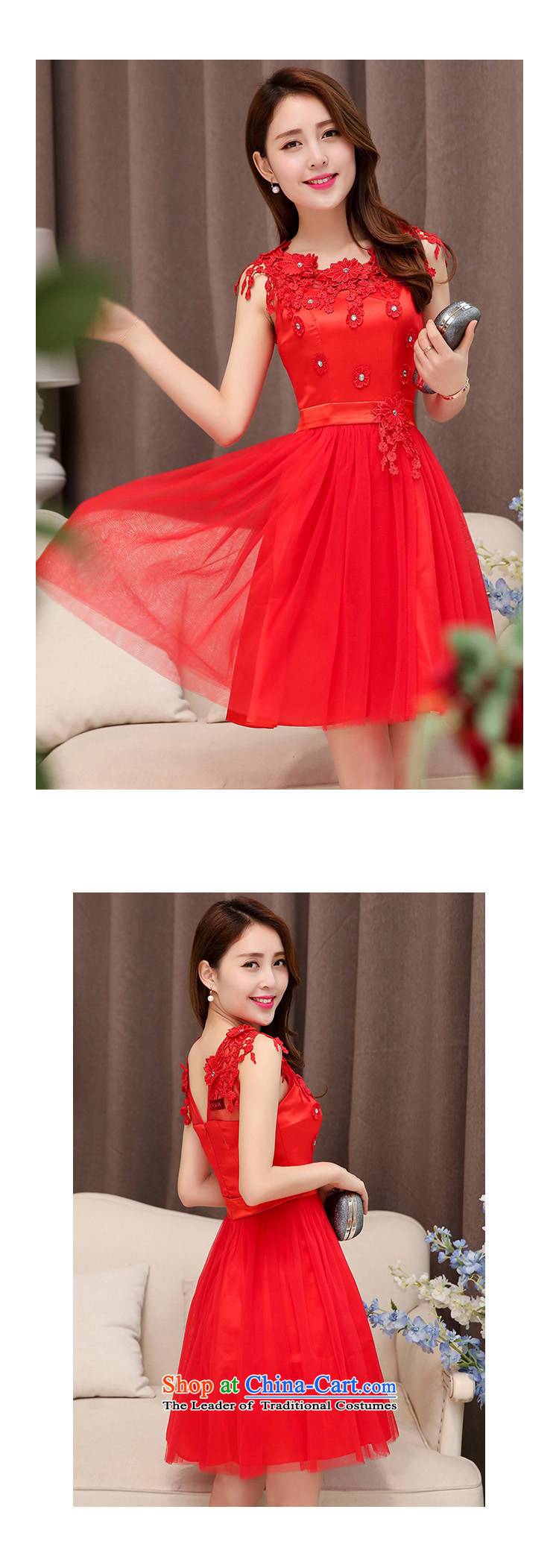 Suu Kyi Jacob involving dresses dress spring 2015 sleeveless style temperament wedding dresses bride bridesmaid at Sau San annual service bows dresses dress red XL Photo, prices, brand platters! The elections are supplied in the national character of distribution, so action, buy now enjoy more preferential! As soon as possible.