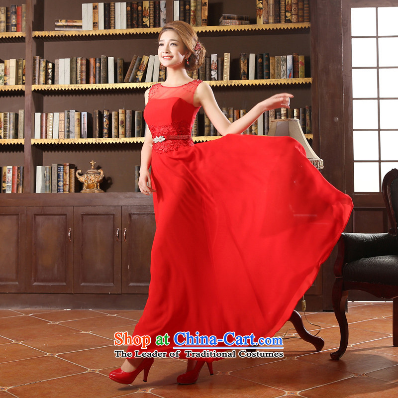 Wedding dresses new stylish 2014 Red bridesmaid bride long marriage bows dress code, Hyatt Regency RED M the married arts , , , shopping on the Internet