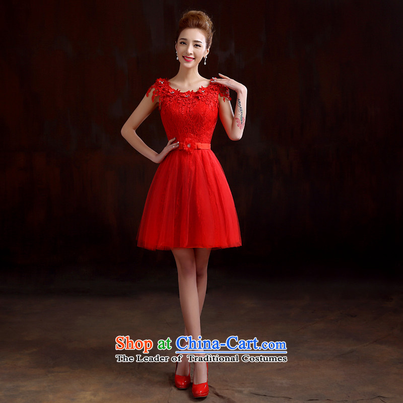 Love So Peng marriages bows service of spring 2015 new red lace shoulders bridesmaid service banquet evening dresses spring to the size of the champagne color customers do not support returning, love so Peng (AIRANPENG) , , , shopping on the Internet