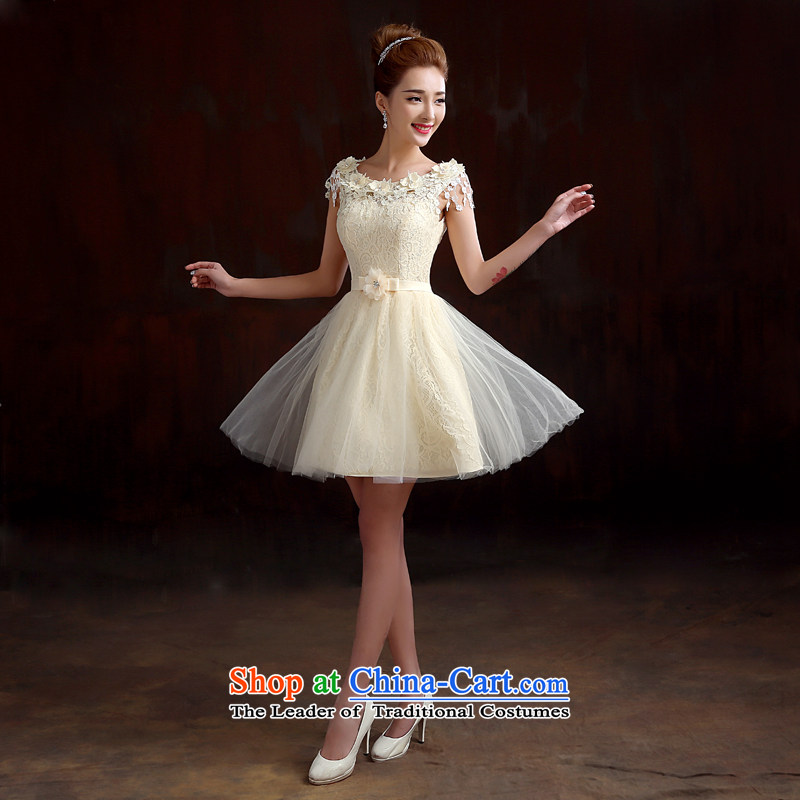 Love So Peng marriages bows service of spring 2015 new red lace shoulders bridesmaid service banquet evening dresses spring to the size of the champagne color customers do not support returning, love so Peng (AIRANPENG) , , , shopping on the Internet