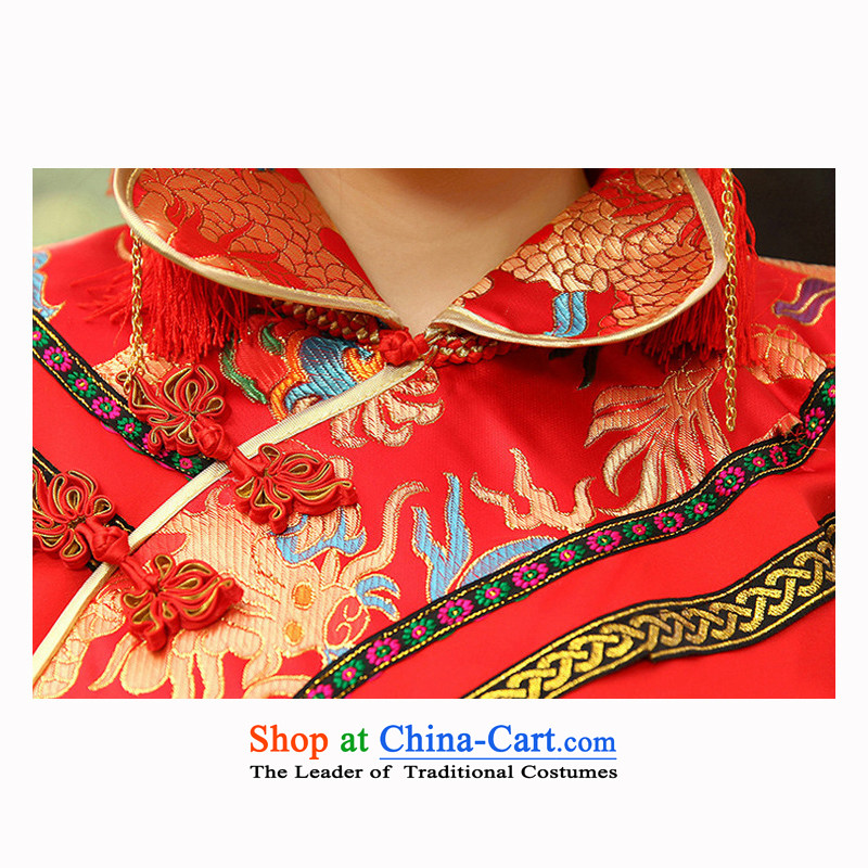 Shared Miss Cyd Wo Service guijin Keun-young bridal dresses red Chinese Antique bows to marry a long-sleeved Tang Dynasty Sau Wo service women wearing a red L code from Suzhou shipment, shared Keun (guijin) , , , shopping on the Internet