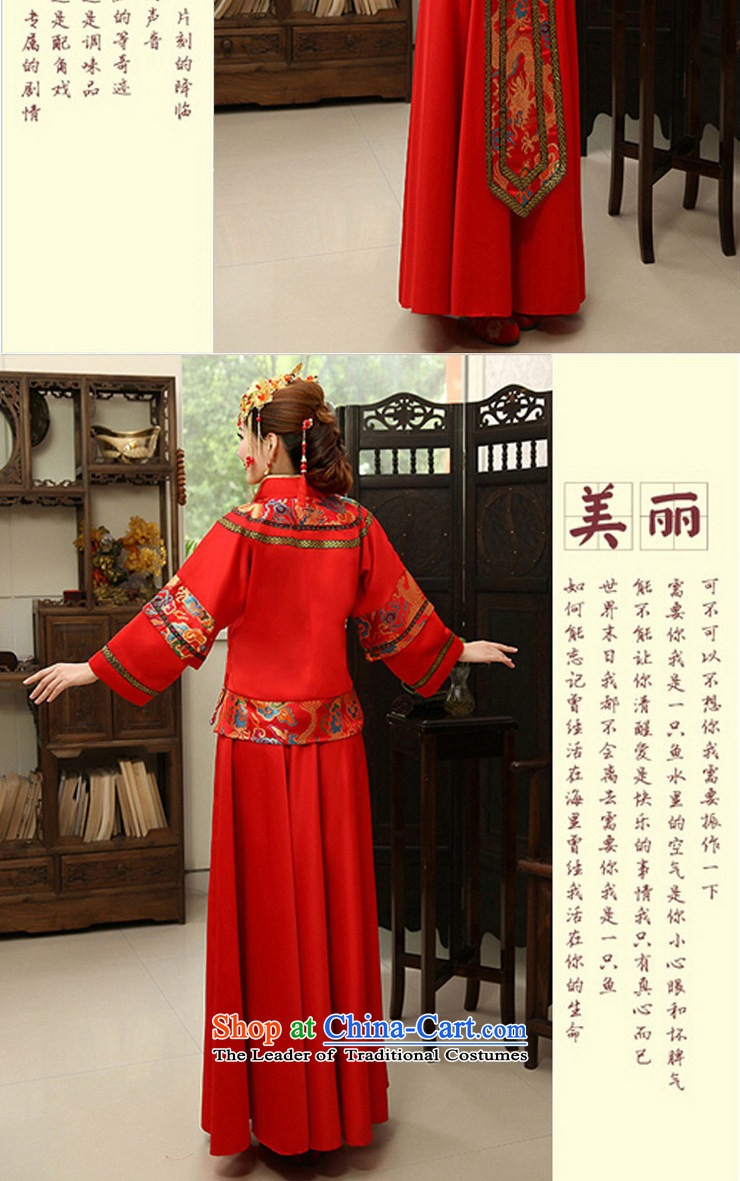 Shared Keun-soo Fashion girl groups guijin services improved Tang dynasty wedding retro wedding dress bride wedding dress uniform RED M code bows from Suzhou shipment picture, prices, brand platters! The elections are supplied in the national character of distribution, so action, buy now enjoy more preferential! As soon as possible.