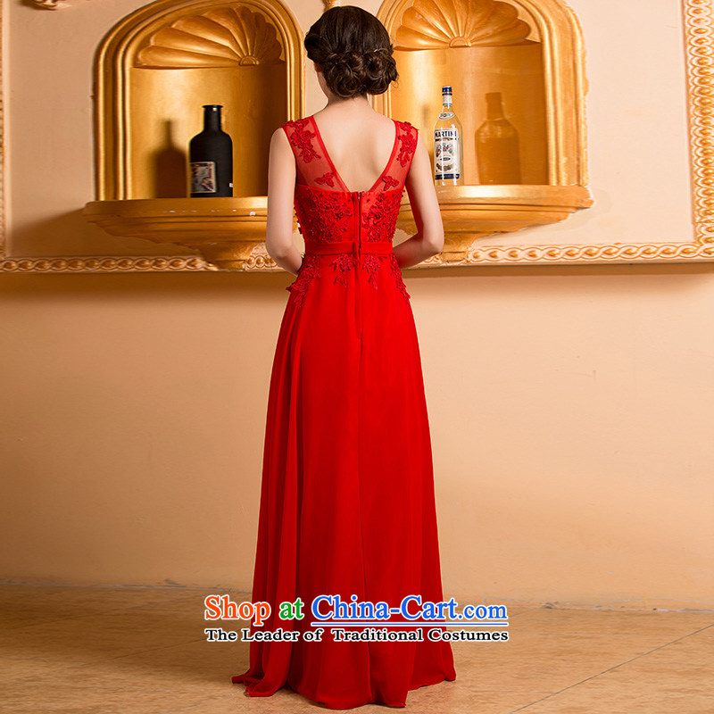 The Korean version of the stylish shoulder straps bride bridesmaid mission red long marriage bows dress code, Hyatt Regency RED M the married arts , , , shopping on the Internet
