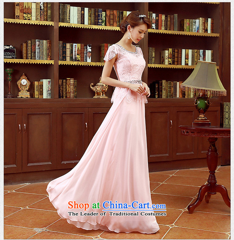 The Korean version of the stylish shoulders water drilling bride bridesmaid mission red long marriage bows dress code pictures, pink XL price, brand platters! The elections are supplied in the national character of distribution, so action, buy now enjoy more preferential! As soon as possible.